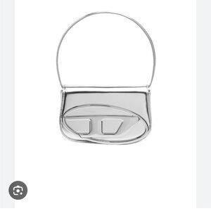 Diesel Silver Women's Shoulder Bag